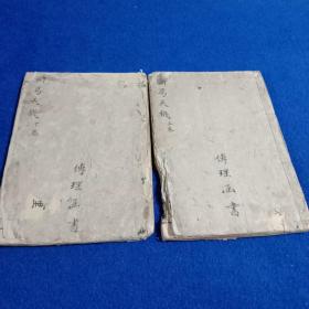 《卜筮鬼谷便览流源断易天机大全》，一函二册全，清早期刻本，新增鬼谷先生心镜妙决，大开本24*15.5