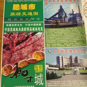 肥城市旅游交通图