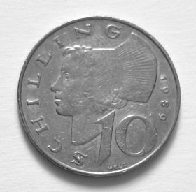 奥地利硬币：欧元前版全套之10先令（含银）