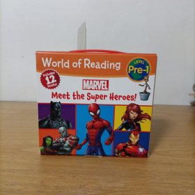 英文原版 World of Reading Marvel Meet the Super Heroes Boxed Set: Pre-Level 1 阅读世界分级读物预备级-漫威超级英雄12册盒装 英文版 进口英语原版书籍