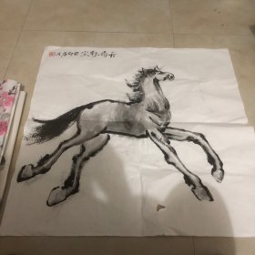 手绘天马行空斗方