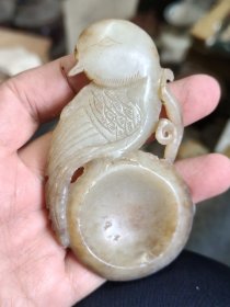 清代和田玉文房用品，包浆漂亮，边上小磕碰见图