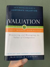 现货 估值评估 Valuation + DCF Model Download: Measuring and Managing the Value of Companies 英文原版 价值评估：公司价值的衡量与管理