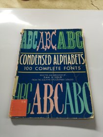 CONDENSED ALPHABETS 100 COMPLETE FONTS