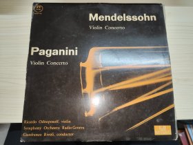 黑胶木唱片：Mendelssohn Violin Concerto Paganini Violin Concerto （003）