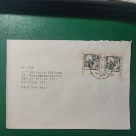 德国邮票 西德 实寄封1971年肯彭逝世500周年