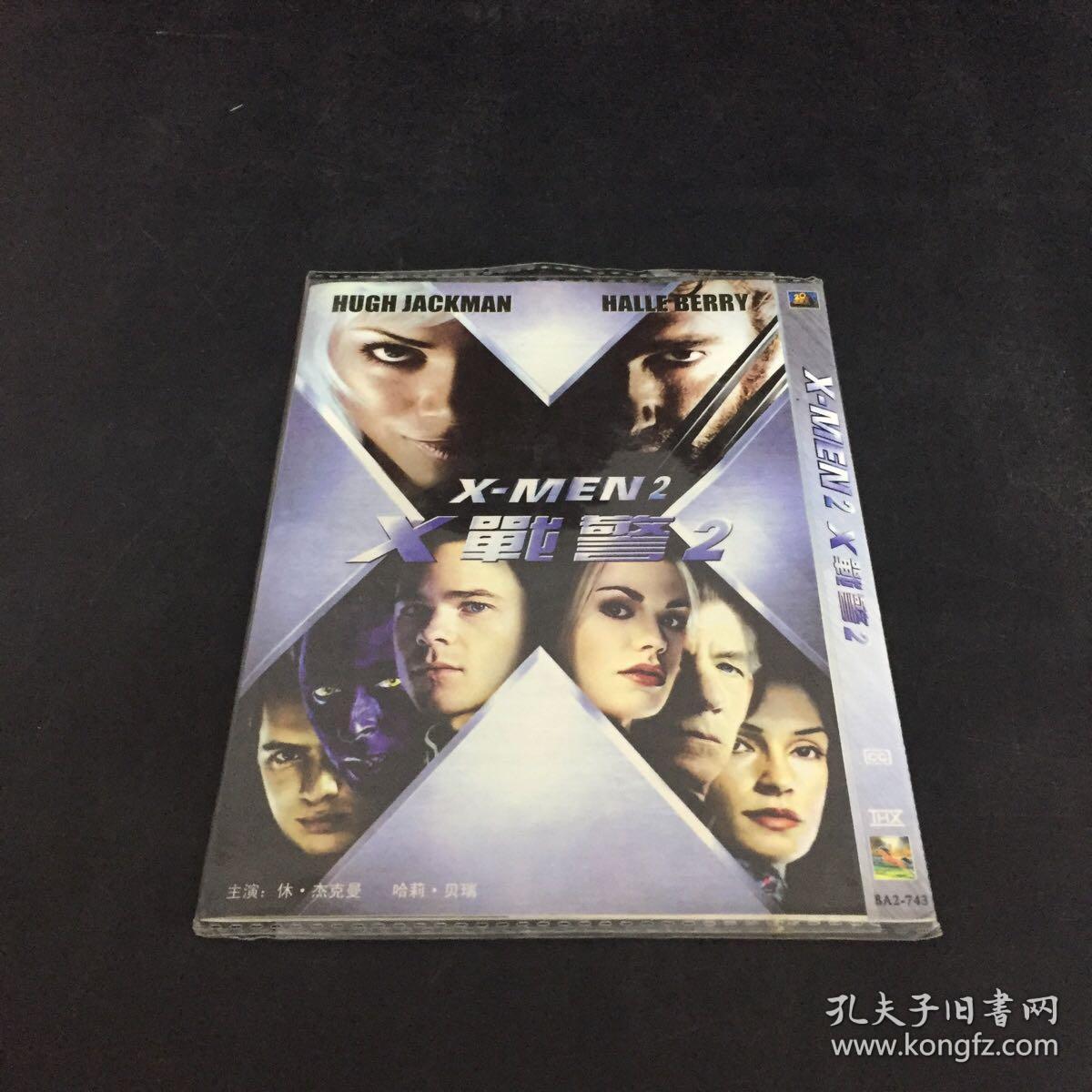 X战警2  X-MEN2（1张碟片  有划痕 ）