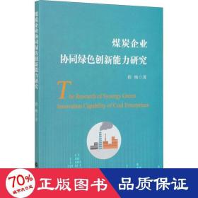 煤炭企业协同绿色创新能力研究