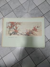 梅花欢喜漫天雪（中国画），宣传画a