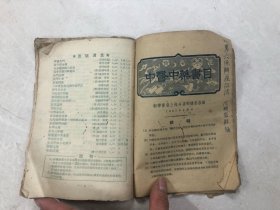 《中医中药新书简讯1958年8月》《中医中药书目1958年3月》《中医中药书目1957年2月》《中医中药书目1956年10月》《中医中药书目1957年8月 有两本，其中一本品弱有虫咬》 共6册合订合售