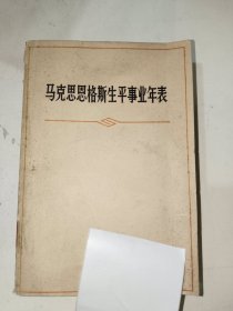 外国文学《马克思恩格斯生平事业年表》馆藏，详情见图！西5--5（11）