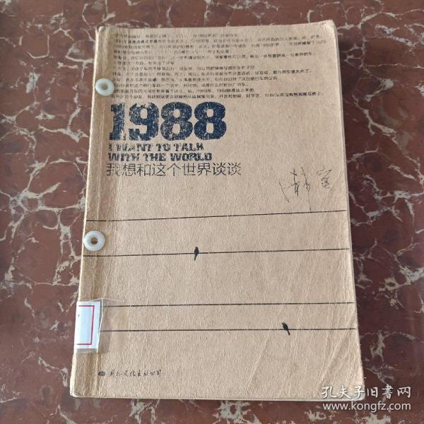 1988：我想和这个世界谈谈