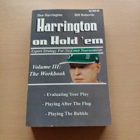 Harrington on Hold 'em：Expert Strategies for No Limit Tournaments, Vol.  III--The Workbook (Harrington on Hold'em)