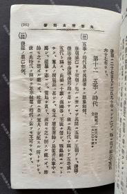 1896年出版《中国历史问答》日文原版一册全（甲午战争时期日本发行中国通史教材，内附甲午中日战争地图、大清帝国全图、春秋战国地图等插图。）