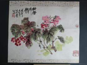 曹简楼花卉图