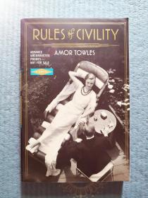 外文原版 | Rules of Civility | 上流法则 | 英美小说 | 原装正版 | 现实主义文学畅销书 | 夏日读物 |精品好书