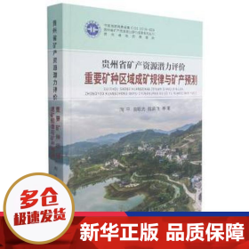 贵州省矿产资源潜力评价重要矿种区域成矿规律与矿产预测(精)/贵州省矿产资源潜力评价成果系列丛书