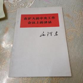 在扩大的中央工作会议上的讲话