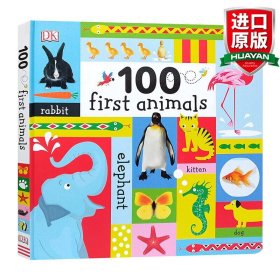 英文原版 100 First Animals 100种动物 DK百科图解词典 英文版 进口英语原版书籍