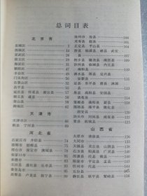正版《中国名胜词典》精装巨厚 32 开厚本
