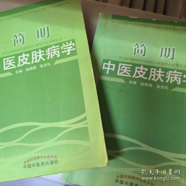 北京市赵炳南皮肤病医疗研究中心系列丛书：简明中医皮肤病学