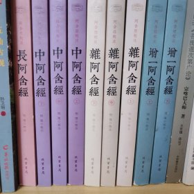 杂阿含经 增一阿含经 中阿含经 长阿含经 恒强