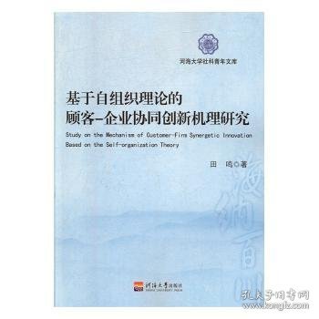 基于自组织理论的顾客-企业协同创新机理研究/河海大学社科青年文库