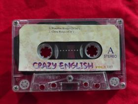 D0168磁带:CRAZY ENGLISH VOL.1