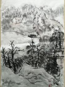 国画山水小品a2