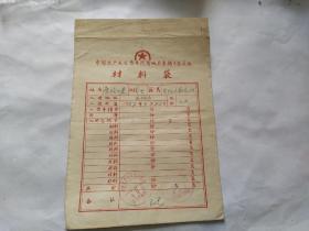 1957年中国共产主义青年团(作废)材料袋