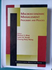 macroeconomic management programs and policies