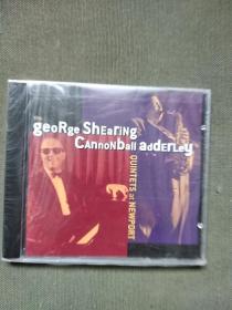 音乐CD  《The george shearing cannonball  adderley 好似民乐萨克斯风专辑》 全新未开封   (A Foggy  day  、Sermonette等)