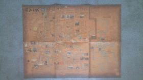 旧地图-滇西古城示意图(2012年1版1月1印)4开8品