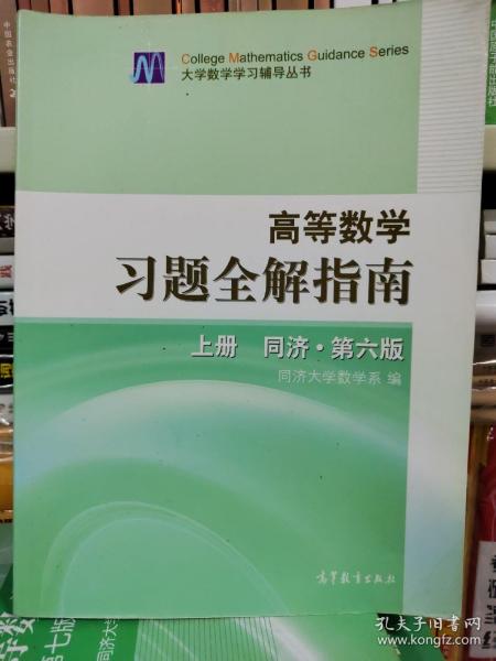 高等数学习题全解指南 上册：同济·第六版