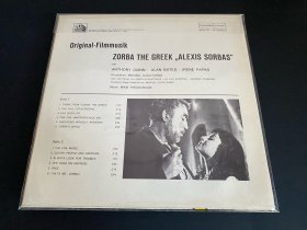 美版 ZORBA THE GREEK 希腊人在佐巴 1964 电影原声 无划痕 12寸LP黑胶唱片