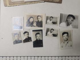 老照片：1960年上海师范学院宣传部长黄叔宽照片9张