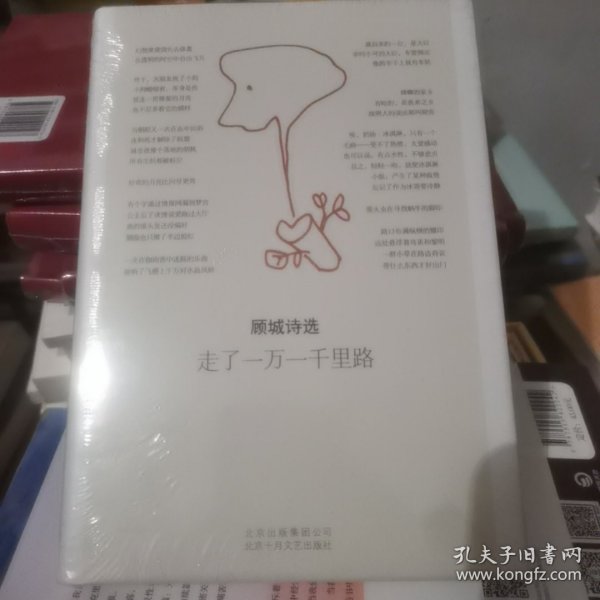 走了一万一千里路：顾城诗选