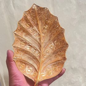 铜叶果盘