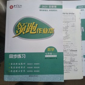 2025全新版數(shù)學(xué)七年級(jí)領(lǐng)跑作業(yè)本全新