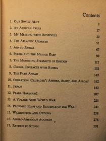 《丘吉尔二战回忆录6  美国参战》   The Second World War 6 War Comes to America by Winston S. Churchill 英文原版书