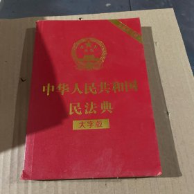 中华人民共和国民法典（大字版32开大字条旨红皮烫金）2020年6月新版