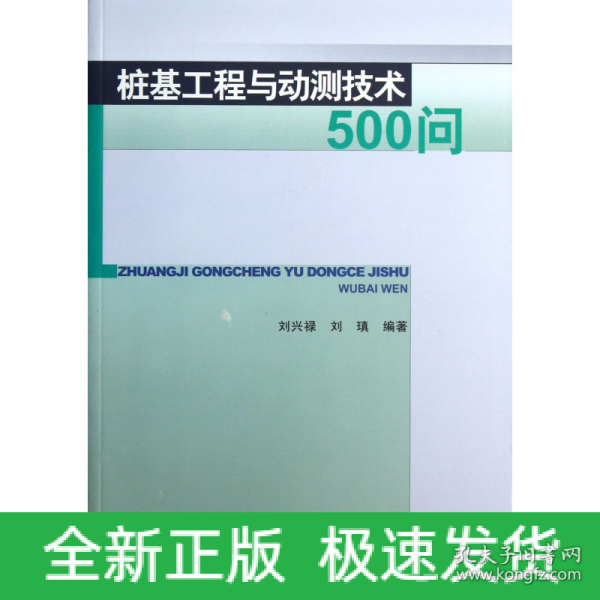 桩基工程与动测技术500问 