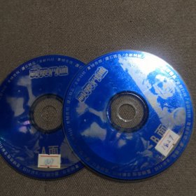 战天斗地 VCD 双碟 裸盘
