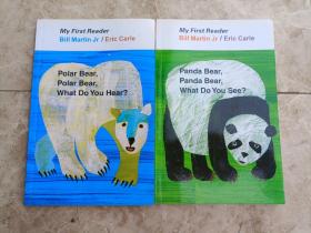 My first reader 2本合售 polar bear. Panda bear