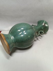 乡下收到古旧双耳瓶一个，品相完好尺寸见图！