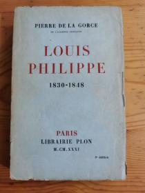 英文原版：LOUIS PHILIPPE 1830-1848