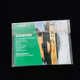 光盘：ADAGIO GREAT MELODIES FROM THE CLASSICS【简装  1碟】如图  以图为准