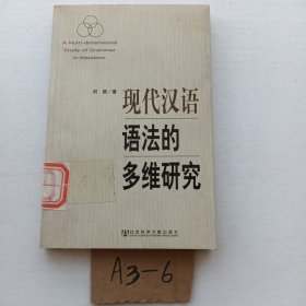 现代汉语语法的多维研究