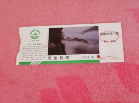 温州雁荡山悬崖栈道门票