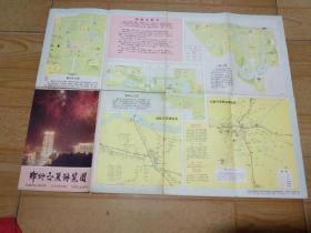 郑州市交通游览图.1983年